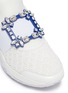Detail View - Click To Enlarge - 11112 - 'Viv' Run' chunky outsole strass buckle patchwork sneakers