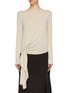 Main View - Click To Enlarge - EQUIL - Ring buckle drape wool sweater
