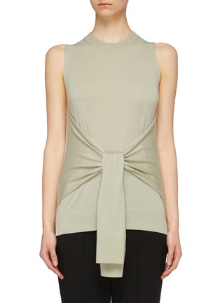 Main View - Click To Enlarge - EQUIL - Sleeve tie sleeveless sweater