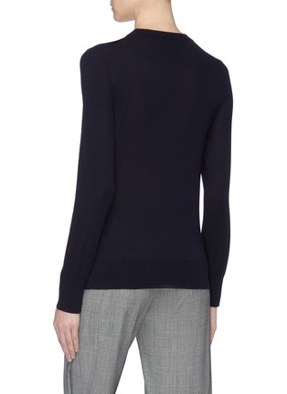 Back View - Click To Enlarge - EQUIL - Sleeve tie wool sweater