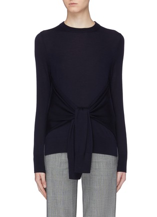 Main View - Click To Enlarge - EQUIL - Sleeve tie wool sweater