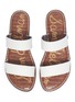 Detail View - Click To Enlarge - SAM EDELMAN - 'Gala' leather slide sandals