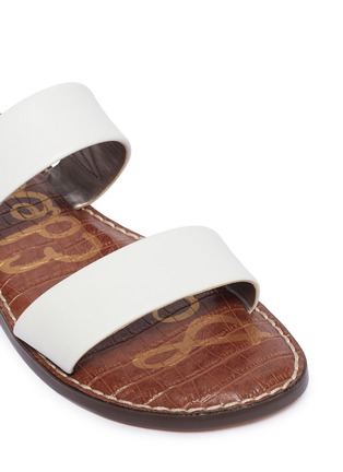 Detail View - Click To Enlarge - SAM EDELMAN - 'Gala' leather slide sandals