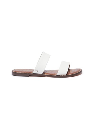 Main View - Click To Enlarge - SAM EDELMAN - 'Gala' leather slide sandals