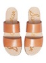 Detail View - Click To Enlarge - SAM EDELMAN - 'Asha' stud leather slide sandals