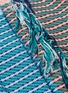 Detail View - Click To Enlarge - FFIXXED STUDIOS - Fringe colourblock stripe woven skirt
