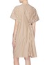 Back View - Click To Enlarge - FFIXXED STUDIOS - Asymmetric ruched drawstring stripe dress