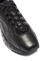 ACNE STUDIOS | Chunky outsole leather patchwork sneakers | Men 