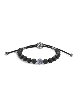 Main View - Click To Enlarge - JOHN HARDY - 'Classic Chain' sapphire onyx bead silver bracelet