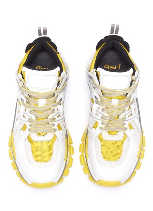 Detail View - Click To Enlarge - ASH - 'Flash' chunky outsole caged leather sneakers