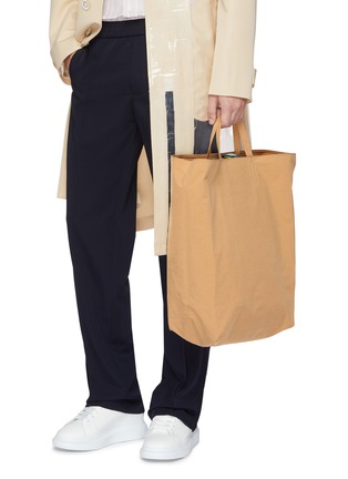 Front View - Click To Enlarge - ACNE STUDIOS - Crossbody canvas tote