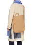 Figure View - Click To Enlarge - ACNE STUDIOS - Crossbody canvas tote