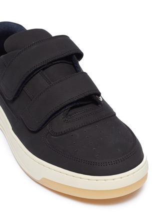 Detail View - Click To Enlarge - ACNE STUDIOS - Face patch leather sneakers