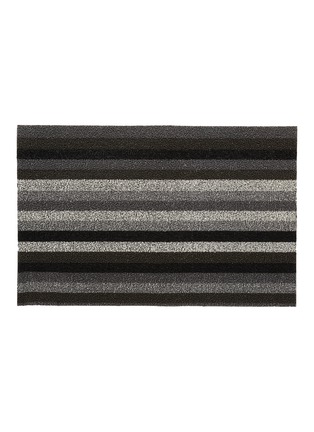 Main View - Click To Enlarge - CHILEWICH - Shag even stripe door mat – Mineral