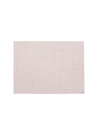 Main View - Click To Enlarge - CHILEWICH - Basketweave rectangle placemat – Blush