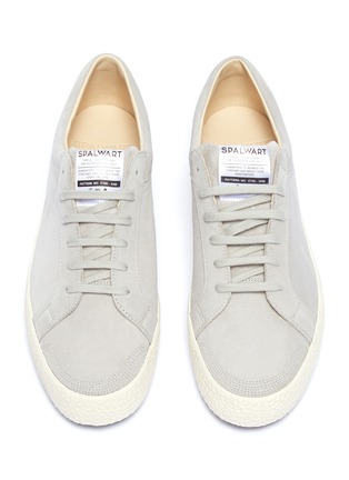Detail View - Click To Enlarge - SPALWART - 'Court Derby Low' suede sneakers