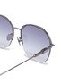 Detail View - Click To Enlarge - HAZE COLLECTION - 'Retreat' metal round sunglasses