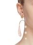 Figure View - Click To Enlarge - EJING ZHANG - 'Hail' pearl resin drop chandelier earrings