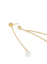 Detail View - Click To Enlarge - EJING ZHANG - 'Meso' pearl resin drop earrings