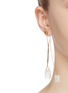 Figure View - Click To Enlarge - EJING ZHANG - 'Meso' pearl resin drop earrings