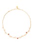 Main View - Click To Enlarge - EJING ZHANG - 'Klint' pearl station link chain necklace