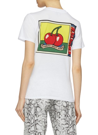 Back View - Click To Enlarge - FIORUCCI - 'Cherries' graphic print T-shirt
