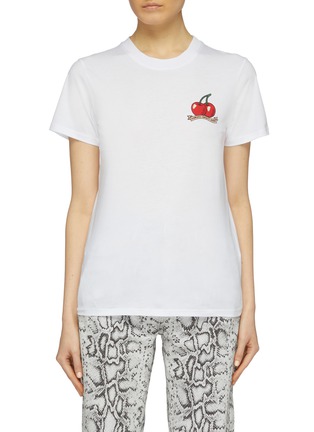 Main View - Click To Enlarge - FIORUCCI - 'Cherries' graphic print T-shirt