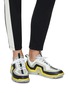 Figure View - Click To Enlarge - PIERRE HARDY - 'Vibe' wavy panel leather sneakers