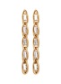Main View - Click To Enlarge - ROSANTICA - 'Slim' glass crystal link chain drop earrings