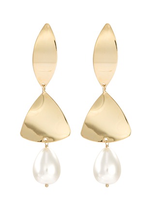 Main View - Click To Enlarge - ROSANTICA - 'Ombre' faux pearl abstract drop earrings
