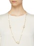 Figure View - Click To Enlarge - ROSANTICA - 'Beatrix' long seashell link chain necklace