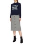 Figure View - Click To Enlarge - CHRISTOPHER KANE - 'More Baby More' slogan intarsia wool sweater