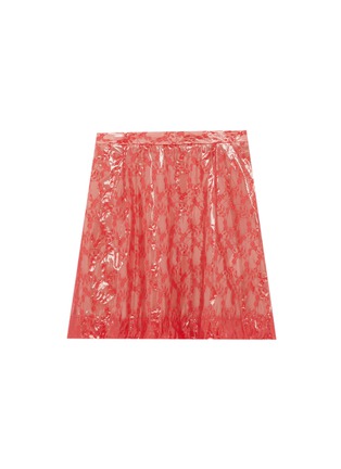 Main View - Click To Enlarge - CHRISTOPHER KANE - Coated lace mini skirt