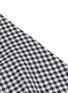 Detail View - Click To Enlarge - YOHJI YAMAMOTO - Asymmetric gingham check panel layered dress