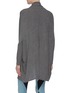 Back View - Click To Enlarge - BEYOND YOGA - 'Easy Rider' shawl lapel modal open cardigan