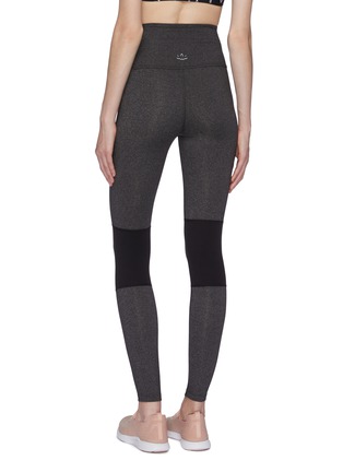 Back View - Click To Enlarge - BEYOND YOGA - 'Block Out' colourblock performance midi leggings