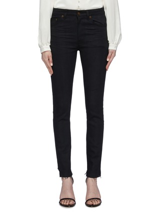 Main View - Click To Enlarge - SAINT LAURENT - Raw cuff skinny jeans