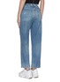 Back View - Click To Enlarge - RAG & BONE - 'Maya' distressed wide leg jeans