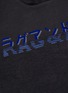  - RAG & BONE - 'Splice' logo embroidered panelled hoodie