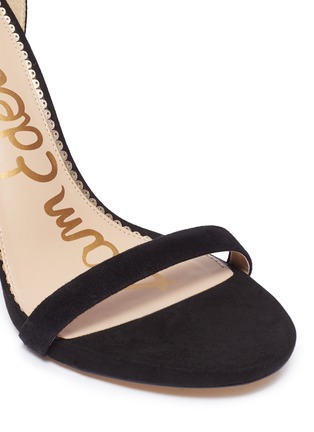 Detail View - Click To Enlarge - SAM EDELMAN - 'Ariella' ankle strap suede sandals