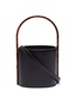 Main View - Click To Enlarge - STAUD - 'Bissett' tortoiseshell handle leather bucket bag