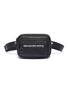 Main View - Click To Enlarge - ALEXANDER WANG - 'Attica Sport' logo print leather bum bag