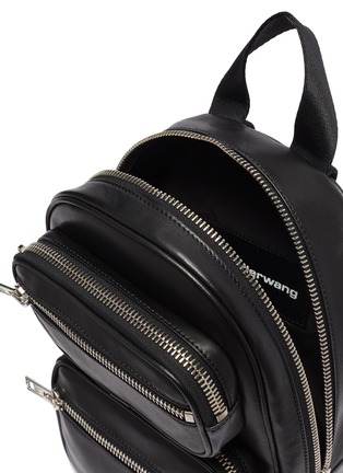 Detail View - Click To Enlarge - ALEXANDER WANG - Attica' leather backpack
