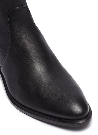 Detail View - Click To Enlarge - ALEXANDER WANG - 'Kori' cutout heel leather boots