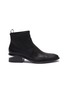 Main View - Click To Enlarge - ALEXANDER WANG - 'Kori' cutout heel leather boots