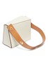Detail View - Click To Enlarge - DANSE LENTE - 'Zoe' keyhole strap asymmetric leather shoulder bag