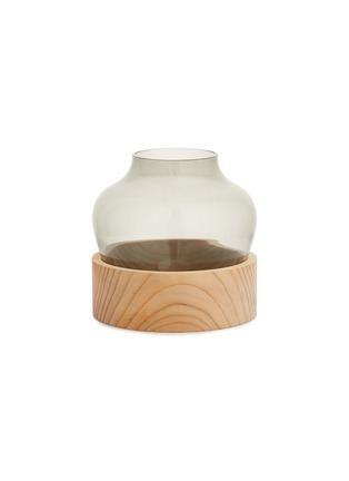 Main View - Click To Enlarge Main View - Click To Enlarge - Republic of Fritz Hansen - Wood base low vase