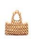 Main View - Click To Enlarge - CULT GAIA - 'Cora' bamboo beaded top handle bag