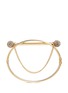 Figure View - Click To Enlarge - CHLOÉ - 'Darcey' double crystal pavé sphere hinged bangle