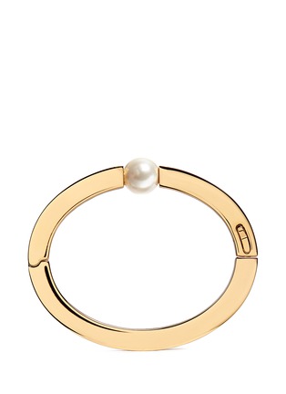 Main View - Click To Enlarge - CHLOÉ - 'Darcey' Swarovski crystal pearl bangle